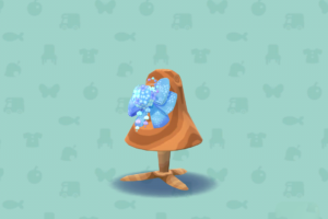 ポケ森のあじさいのかざりおび・あお