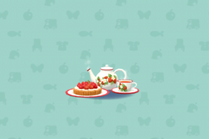 ポケ森のストロベリーなティーセット