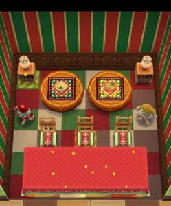ポケ森のイベントレッスンのクリスマスのあったかスープ２の指定家具設置後