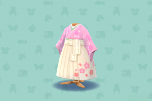 ポケ森のはるいろモダンはかま・しろ