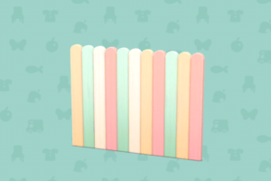 ポケ森のスイートパステルなついたて