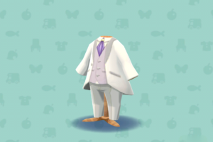 ポケ森のタイつきタキシード・ホワイト