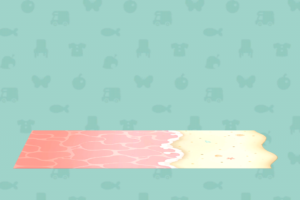 ポケ森のメルヘンビーチなラグ
