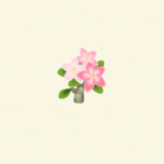 ポケ森のピンクのビーチプルメリア