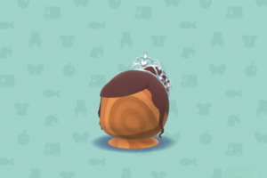 ポケ森のプラチナティアラのウィッグ
