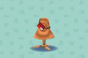 ポケ森のカジュアルサコッシュ・レッド