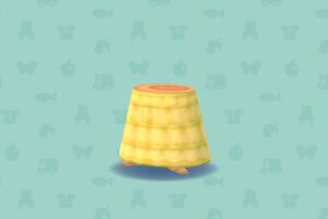ポケ森のティアードスカート・イエロー