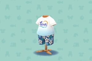 ポケ森のなんごくサーフパンツ・ブルー