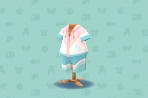 ポケ森のマリンなラッシュガード・ピンク