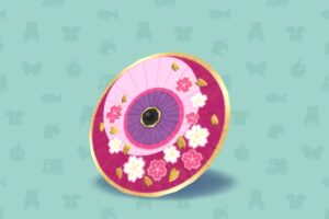 ポケ森のみやびなさくらがらのばんがさ