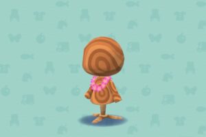 ポケ森のプルメリアのくびかざり・ピンク