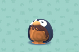 ポケ森のペンギンフード・ネイビー