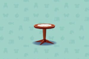 ポケ森のシックなテーブル