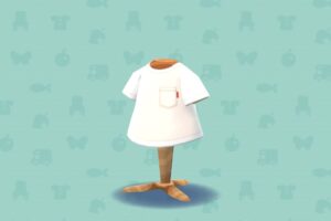 ポケ森のポケットつきTシャツ・ホワイト