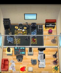 ポケ森のノーマルレッスン12-8の指定家具設置後