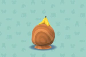 ポケ森のあたまのせバナナ