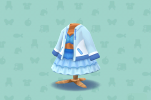 ポケ森のマリンパーカー＆ビキニ・ブルー