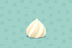 ポケ森のおおきなケーキのなまクリーム