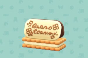 ポケ森のおおきなケーキのチョコプレート