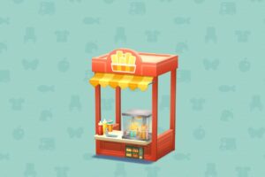 ポケ森のフードフェスのポテトのやたい