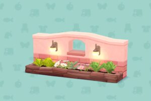 ポケ森のさくらいろハウスのへい