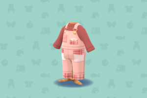 ポケ森のさくらいろのオーバーオール