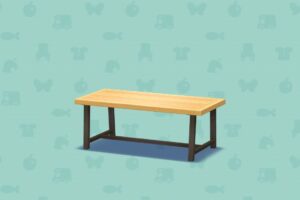 ポケ森のフードフェスのテーブル