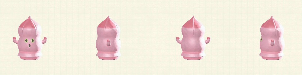 あつ森のピラはにわのピンク