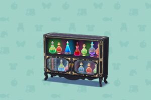 ポケ森のまほうのガラスびんのかざりだな