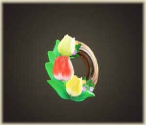 あつ森のチューリップのリース