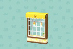 ポケ森のパンケーキカフェのウィンドウ