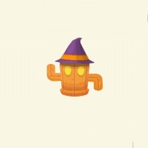 ポケ森のミニハニワ（ハロウィン）