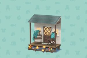 ポケ森のもりのきゅうじつのウッドデッキ