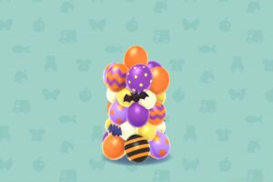 ポケ森のハロウィンなバルーンタワー