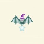 ポケ森のシルバーのマジカルハットコウモリ