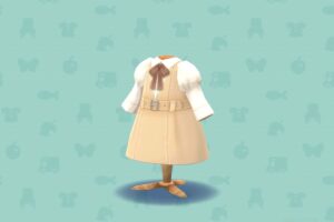 ポケ森のあきいろトレンチワンピ・ベージュ