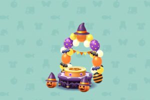 ポケ森のハロウィンパレードのステージ