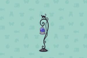 ポケ森のクロネコのプランタースタンド