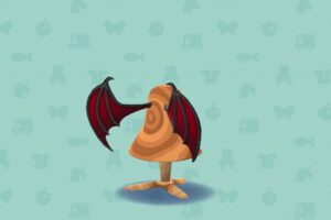 ポケ森のコウモリのはね・ブラック