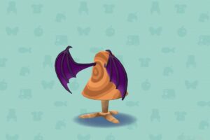 ポケ森のコウモリのはね・パープル
