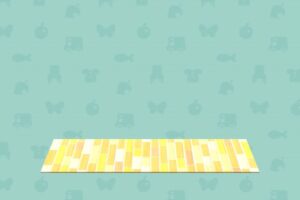 ポケ森のパンケーキカフェのフロアラグ