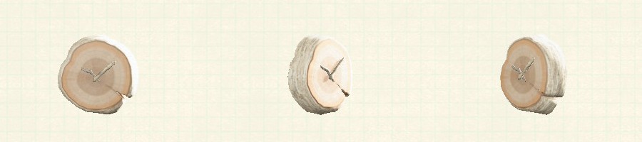 あつ森のまるたのかべかけどけいの白樺