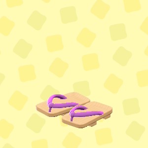 あつ森のげたの紫