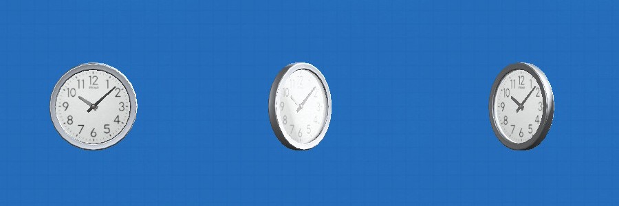 あつ森のウォールクロックのシルバー