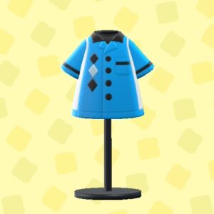 あつ森のボウリングシャツのブルー
