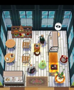 ポケ森のノーマルレッスン45-4の指定家具設置後