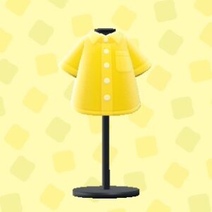 あつ森のはんそでワイシャツのイエロー