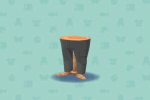 ポケ森のカーゴパンツ・グレー