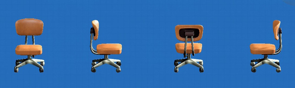 あつ森のじむイスのブラウン