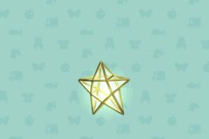 ポケ森のゴールドのキラキラぼしランプ・B